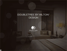 Tablet Screenshot of doubletreebyhiltondesign.com
